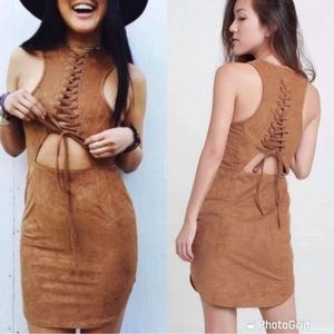 Lf suede dress